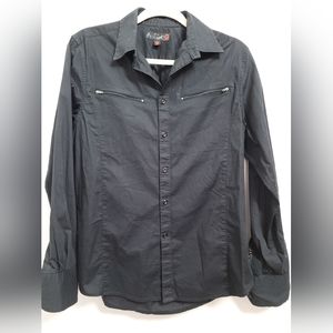 G by Guess Black Men's Shirt Size Small